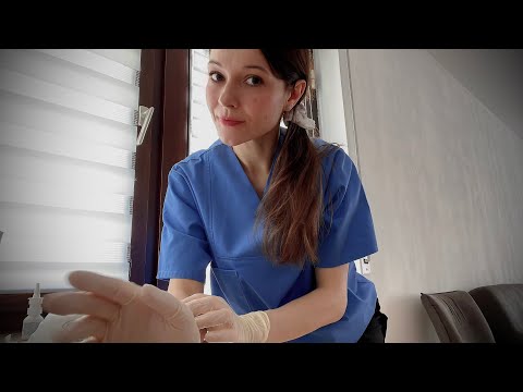 ASMR Doctor‘s Checkup Chiropractic Treatment Roleplay, Full Body Chest Massage POV (englisch/german)