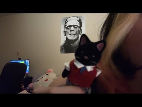 asmr talking about my calico critter collection 