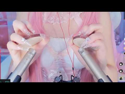 ASMR Maid Cosplay 💕 Long Nails Tapping + Miku Accent