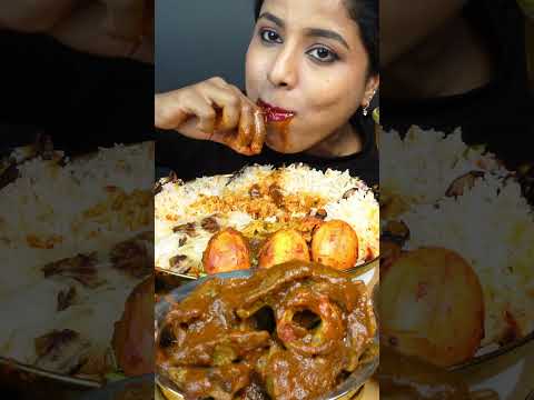 ASMR Eating Spicy Mutton Fat Curry,Kashmiri Whole Chicken Curry,Mughir Jhol,Rice ASMR Eating Mukbang