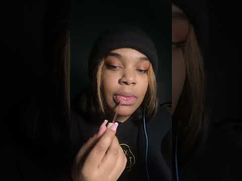 applying my favorite gloss without liner #asmr #lipgloss #lips #lipglossaddiction #asmrshorts