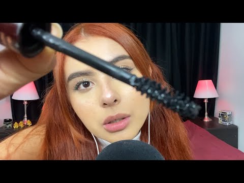 ASMR VISUAL/ Te MAQUILLO para tu CUMPLEAÑOS🥳 (SOFT SPOKEN)