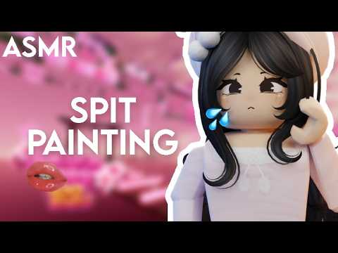 Roblox ASMR ★ Very Intense Spit Painting for sleep 💦 👄💗