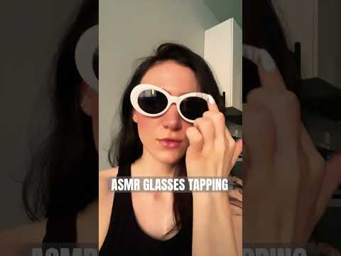 ASMR GLASSES TAPPING #asmrshorts #shorts