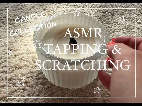 Lofi ASMR Tapping and Scratching on Candles / Glass & Wood sounds (No Talking)