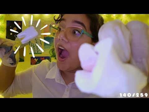 ASMR DENTISTA REMOVENDO SEU DENTE 🦷😱