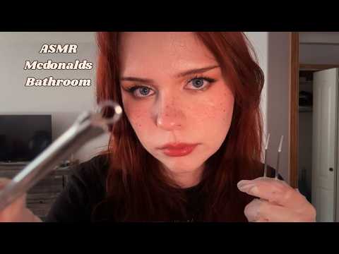 ASMR Pimple Extraction in McDonalds Bathroom