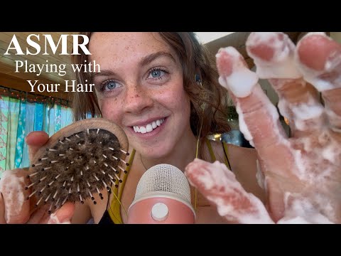 ASMR Brushing & Styling Your Hair