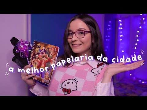 ASMR 💌 Papelaria Roleplay 💌 (voz suave, sussurros e tapping)