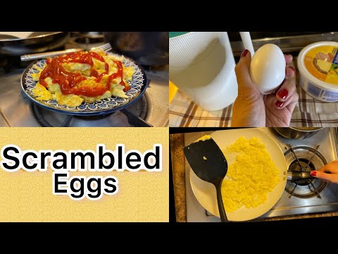 ASMR Making Scrambled Eggs w/ Crinkle Sounds(Whisper)