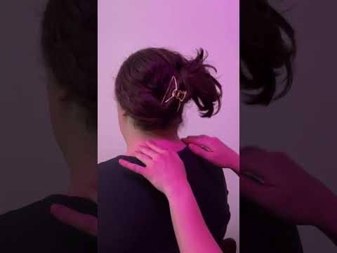 ASMR Slow & Gentle Neck Massage #relax #tingles #realpersonasmr #triggersforsleep #oddlysatisfying