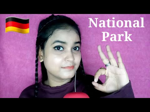 ASMR ~ Saying German National Park Names With Mouth Sounds