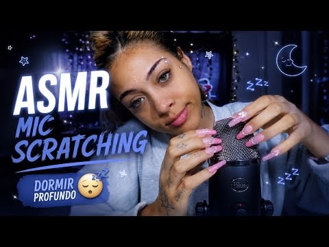  ASMR Blue Yeti mic scratching  para Dormir Profundo 🌙