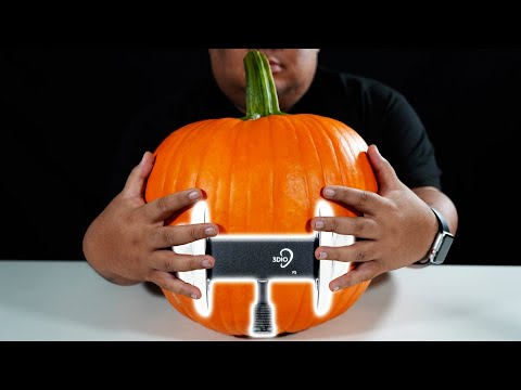 MICROPHONE IN A PUMPKIN 🎃 ASMR