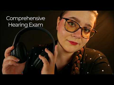 Comprehensive Hearing Examination (Ear Exam, Beep Tests, Fishbowl Effect) 🎧 ASMR Roleplay
