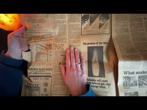 Quiet Time with the Pittsburgh Press (1980) - ASMR