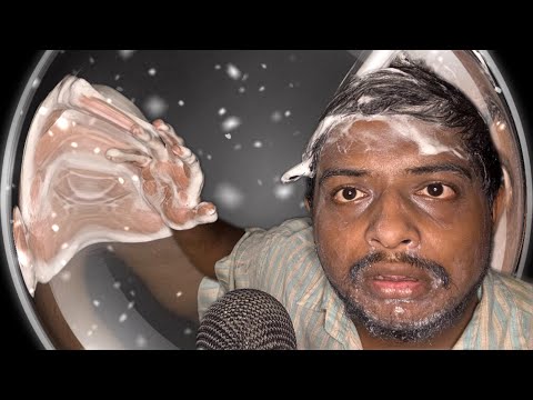 ASMR Facial Massage & Hair wash