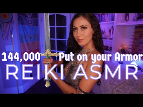 144,000 Light Warriors Raise your Shields! Put on the full Armor of God, Christ |Galactic Reiki ASMR