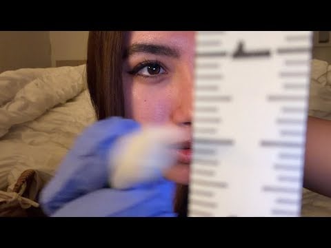 ASMR eye exam roleplay 👀🔦