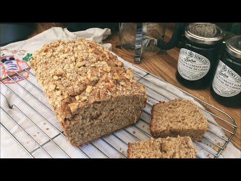 Baking Spiced Citrus Banana Bread. Whispered ASMR.