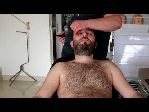 ASMR TURKISH  BERBER PRO HEAD FACE ARM BACK NECK  MASSAGE