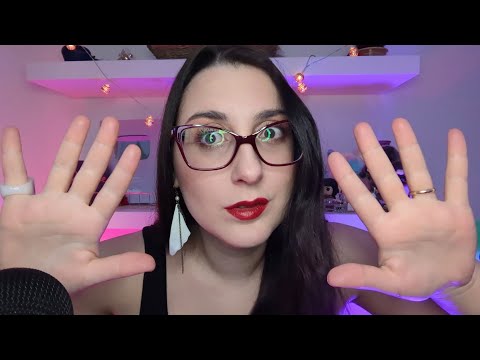 ASMR Hand Movements ~ Invisible Scratching ~ Poking ~  Boom in Your  ~ Face Fireworks