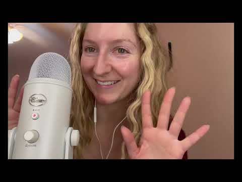 First Time Using A Blue Yeti Mic, Close Up Whispering and Mic Brushing : ASMR