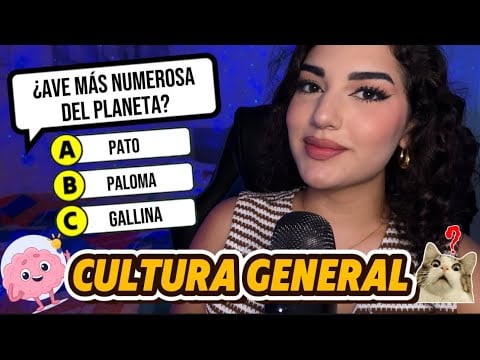 ASMR ¿Cuánto Sabes de CULTURA GENERAL? 🤔 Jugamos