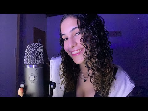 live de asmr - conversando com vocês, e fazendo sons relaxantes!