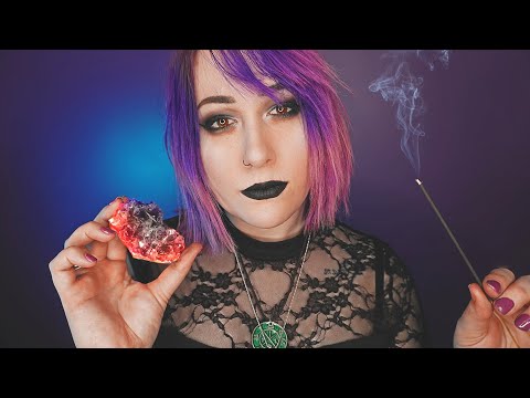 Reiki ASMR | Clearing your negative thoughts w/ Incense [Subtle background rain]