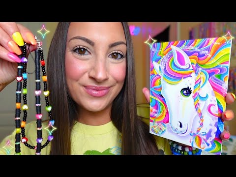 ASMR Lisa Frank Trigger Assortment! 🦄🩷🧡💛💚💙💜