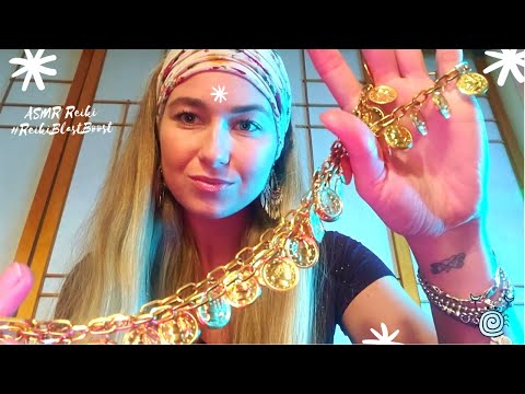 ASMR Reiki | 🌟Your Quick Energy Boost🌟 Energy Cleansing ASMR | Tingles #ReikiBlastBoost 💛Ep. 21💛