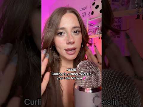 Tingly hair styling asmr