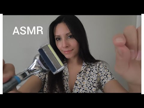 ASMR Men's shave and trim RP 🪒