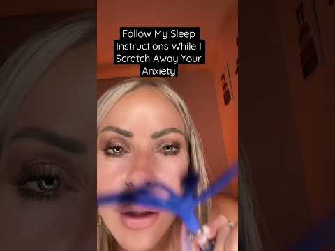 ASMR Follow My Sleep Instructions While I SCRATCH Away Your Anxiety AGAIN