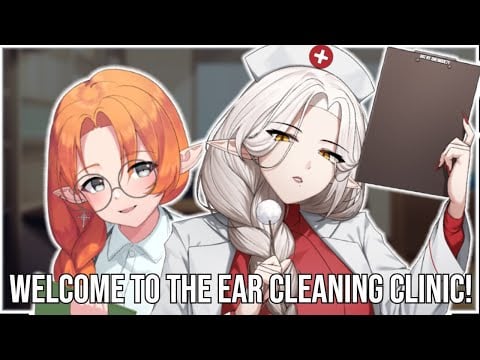 3DIO ASMR | Coworkers Care for you at the Ear Cleaning Clinic 🏥😷 | Ear Cleaning & Personal Attention