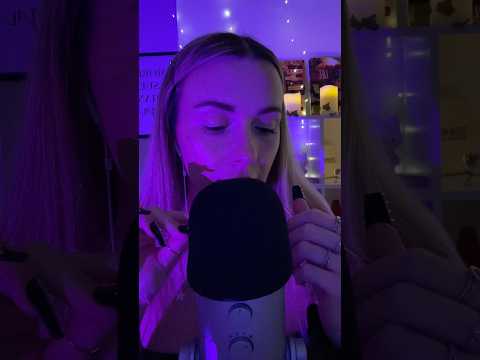 ASMR spoolie sounds ✨✨  #asmrmouthsounds #asmrsleep