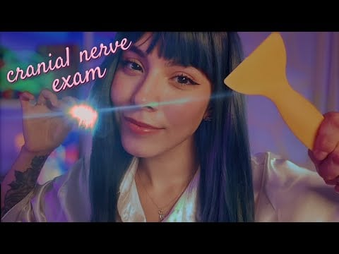 ASMR Cranial Nerve Exam ✨ (strange) 