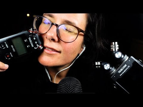 ASMR the Tingliest Mouth Sounds & Triggers Tascam vs. Blue Yeti vs. Tascam (3 Hours+ Compilation)