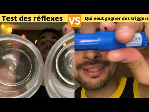 ASMR Test des réflexes Vs Qui veut gagner des triggers 🏆