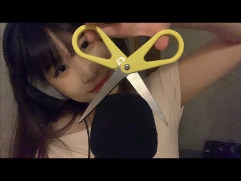 ASMR ✂️ Scratch Cut your another brain | foam cover scratching cutting