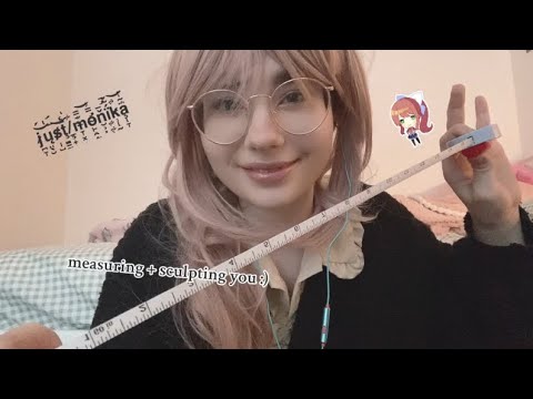 Monika Measures You For a Clone + Sculpts You || Doki Doki Literature Club Cosplay ASMR