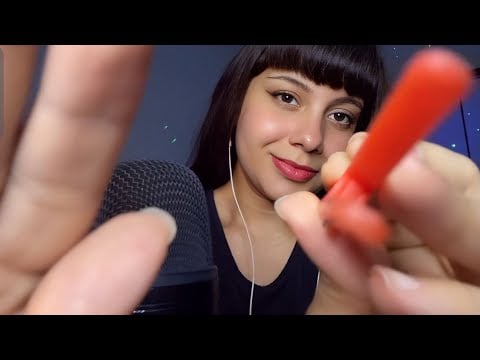 ASMR Tirando Suas Sobrancelhas 🌙 Sussurros, Mouth Sounds & Movimentos Suaves para Dormir | Eyebrow