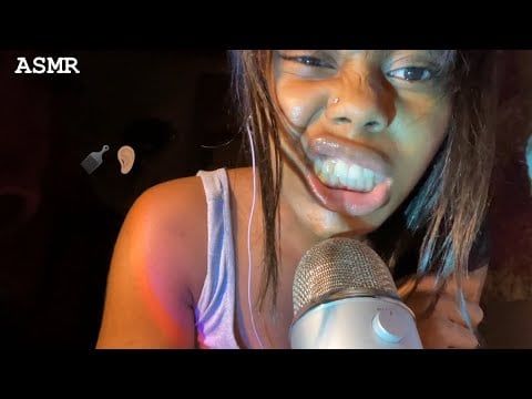 ASMR| Gum Chewing Sounds & Brushing Hair Sounds🪮 + ASMR Whispers🤍👂🏽
