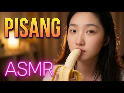 "KC Tidur" Makan pisang | Bunyi makanan yang lembut dan menenangkan sangat menyenangkan