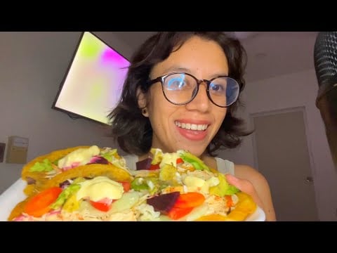 ASMR comiendo panuchos | comida yucateca