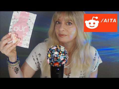 ASMR Gum Chewing AITA Reactions | Whispered