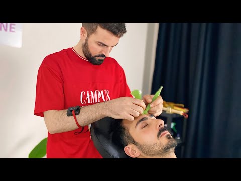 Asmr Massage - Hair beard and face massage