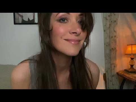 ASMR gentle self care (massage, taps, almost touching, energy plucking)