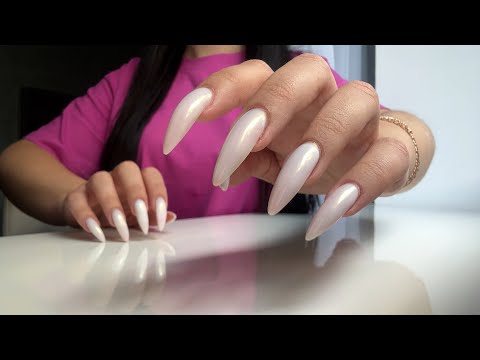 LOFI ASMR ✨ table tapping & scratching & nail sounds I fast not aggressive (brain melting)